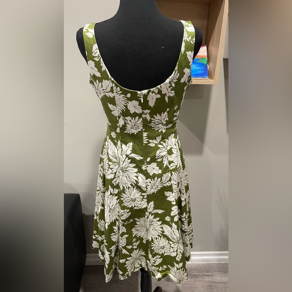 JONES New York Floral Fit Flare Dress - Picture 3 of 5